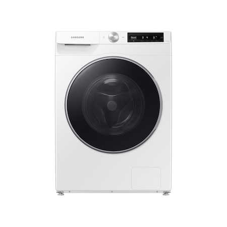 Samsung 24-in. 2.5 Cu. Ft. Smart Front Load Washer with Super Speed and AI Smart Dial Wi-Fi Connected WW25B6900AW